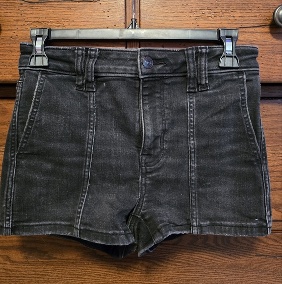 American Eagle Outfitters Pants - American Eagle Black Super High-Rise Jean Shorts